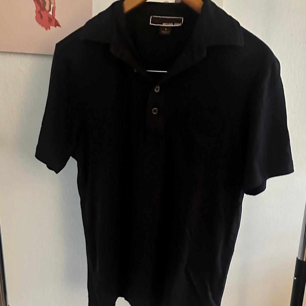 Michael Kors Classic Black Polo Shirt